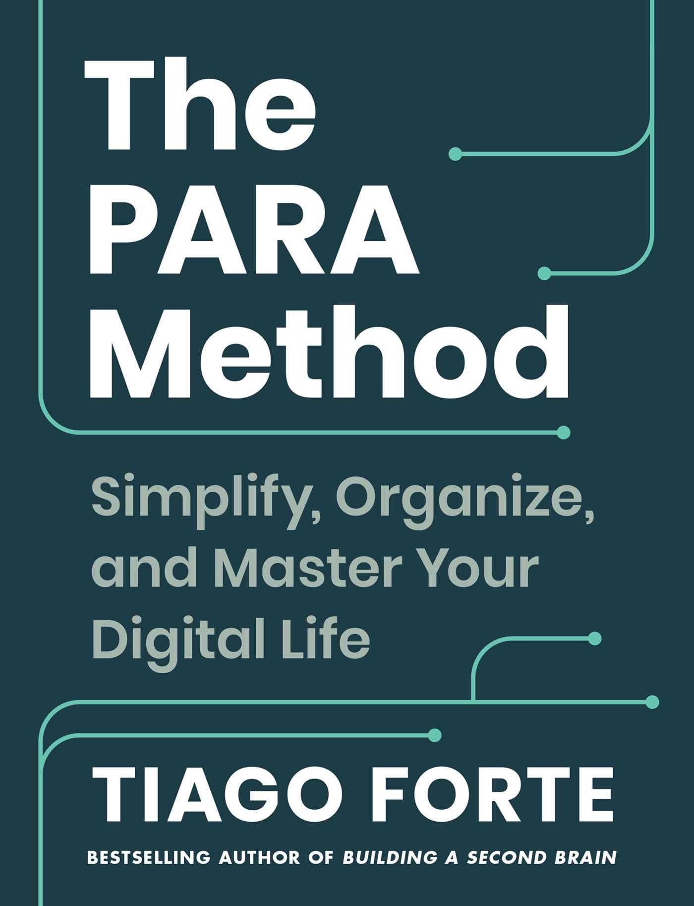 The PARA Method: Simplify, Organize, and Master Your Digital Life by Tiago Forte cover